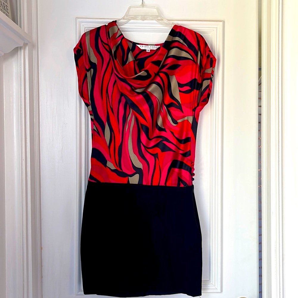 Trina Turk Silk and Cotton Dress